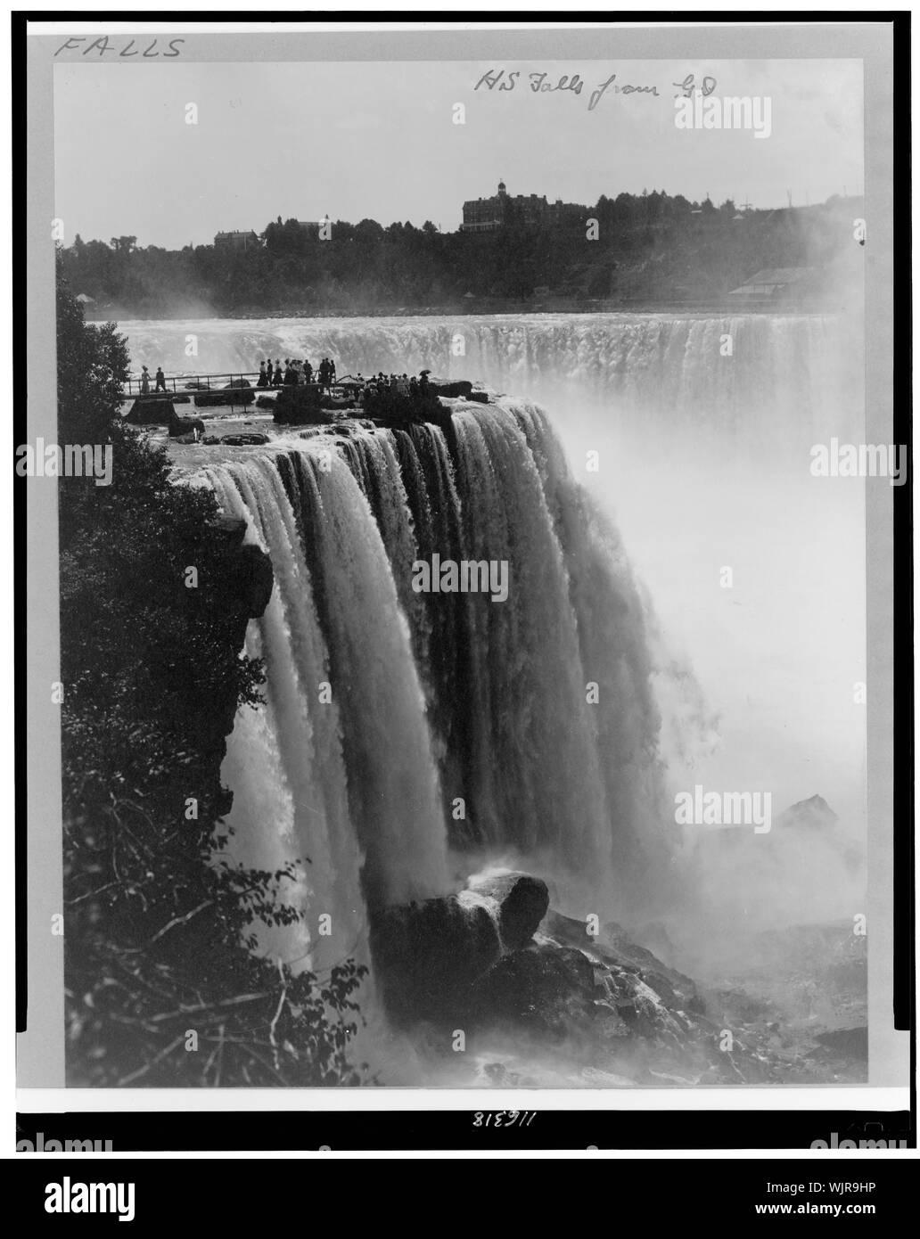 Horseshoe Falls from Goat Island, Niagara Falls, New York Stock Photo