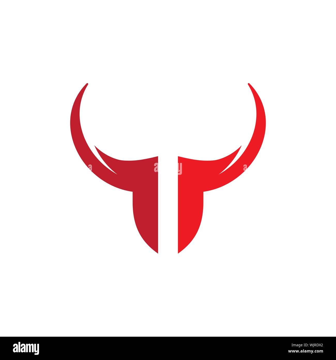 Taurus Logo Template vector icon illustration design Stock Vector Image
