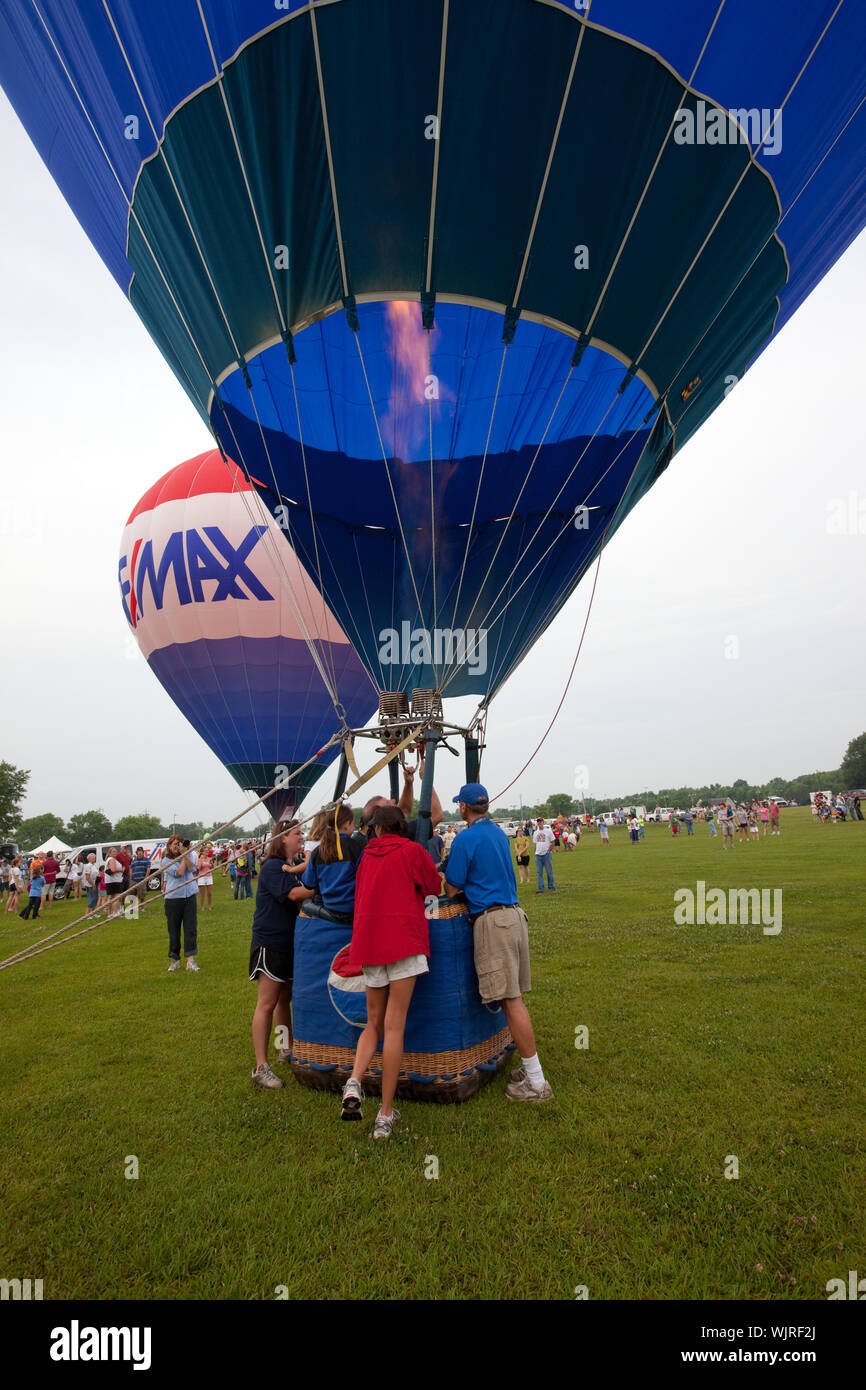 Hot Air Balloon Jubilee Festival, Decatur, Alabama Stock Photo Alamy