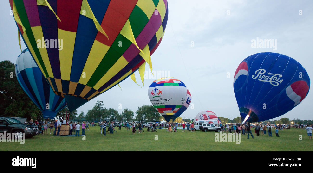 Hot Air Balloon Jubilee Festival, Decatur, Alabama Stock Photo Alamy