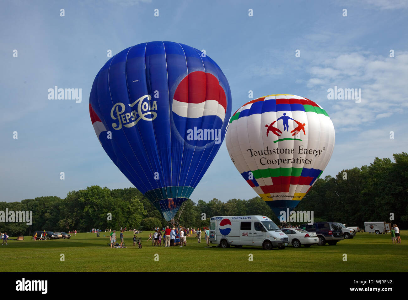 Hot Air Balloon Jubilee Festival, Decatur, Alabama Stock Photo Alamy