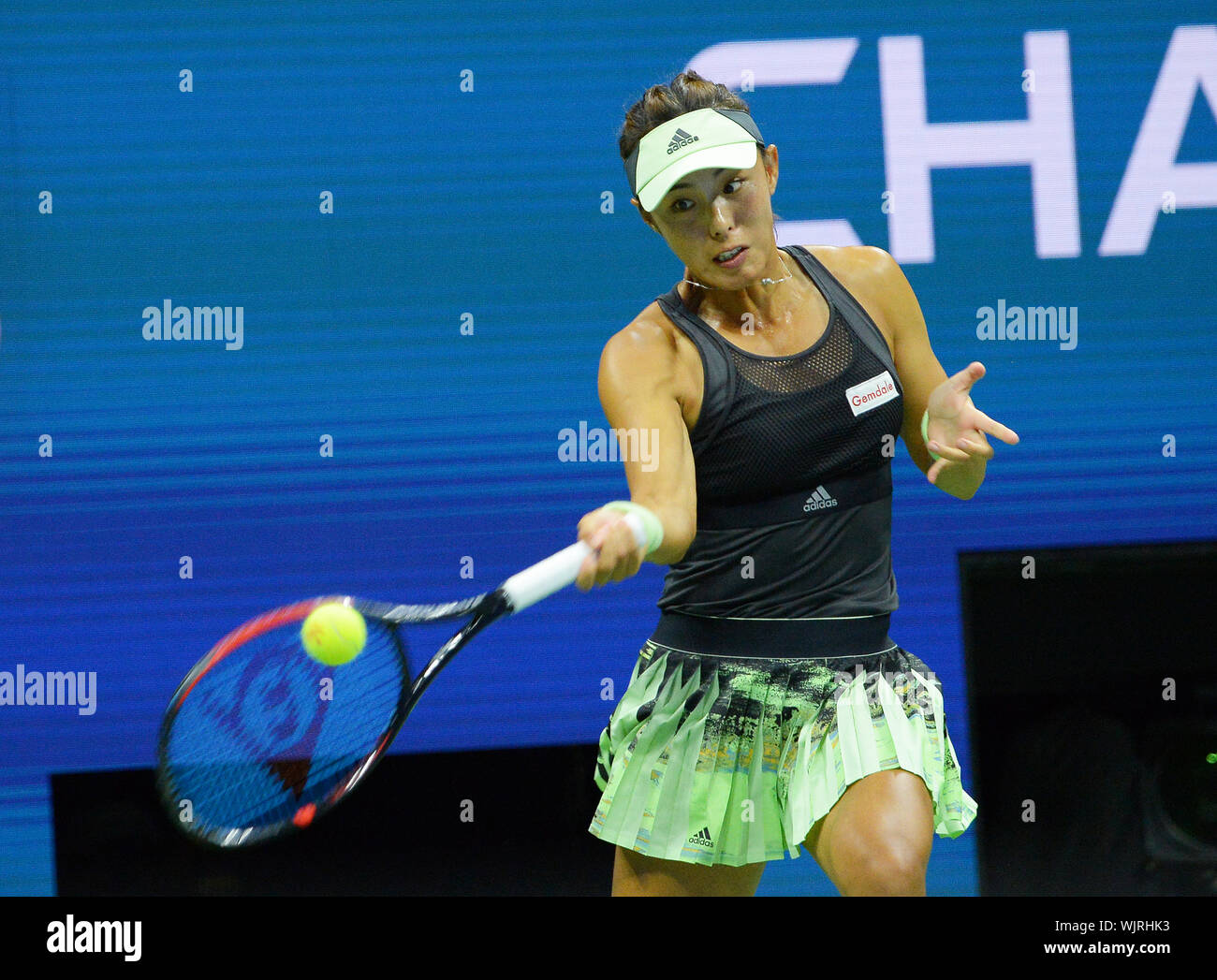 New York Flushing Meadows US Open 2019 03/09/19 Day 9 Qiang Wang (CHN)) in quarter final match                              Photo Anne Parker International Sports Fotos Ltd/Alamy Live News Stock Photo