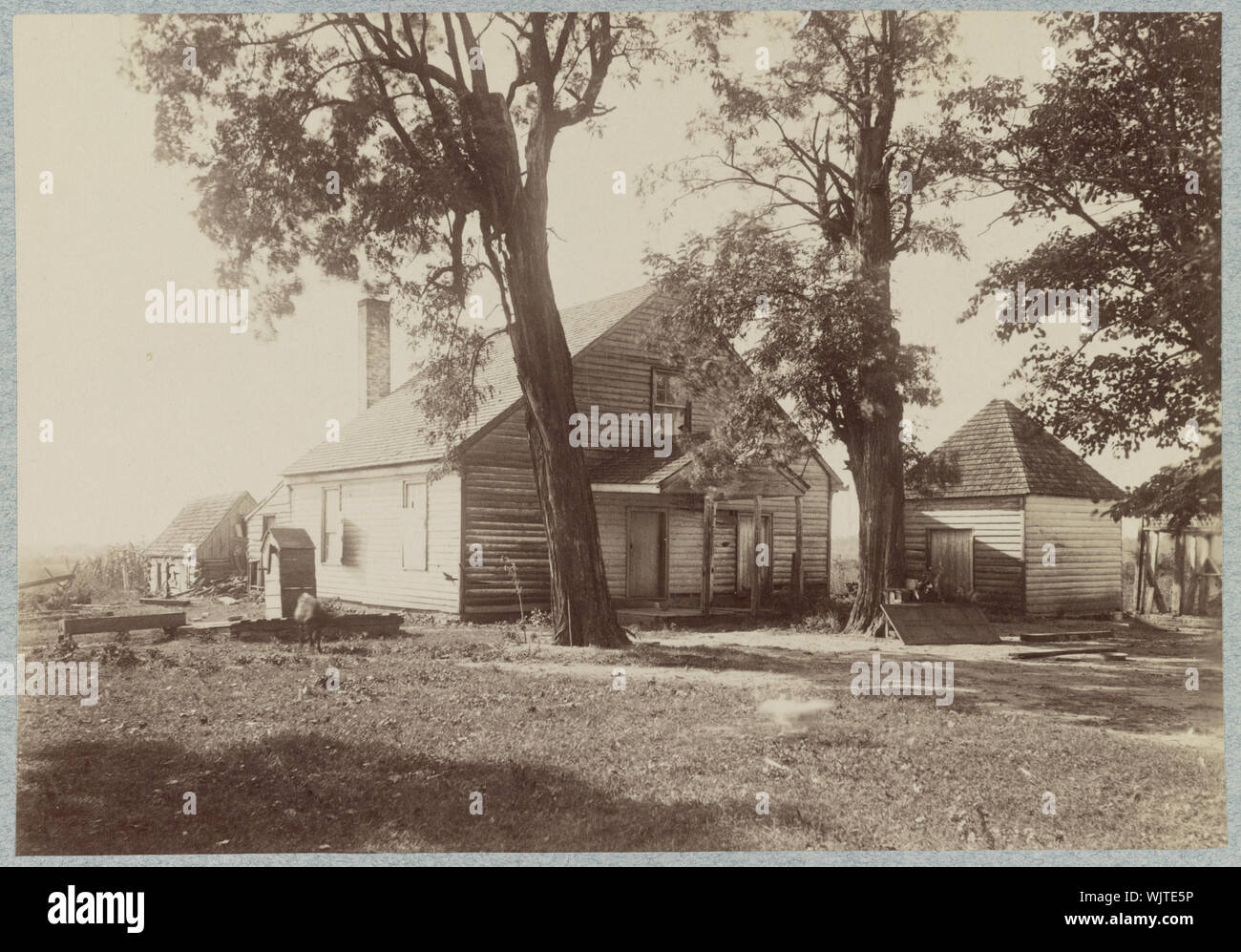 House in which Stonewall Jackson died, near Guinea's i.e. Guinea