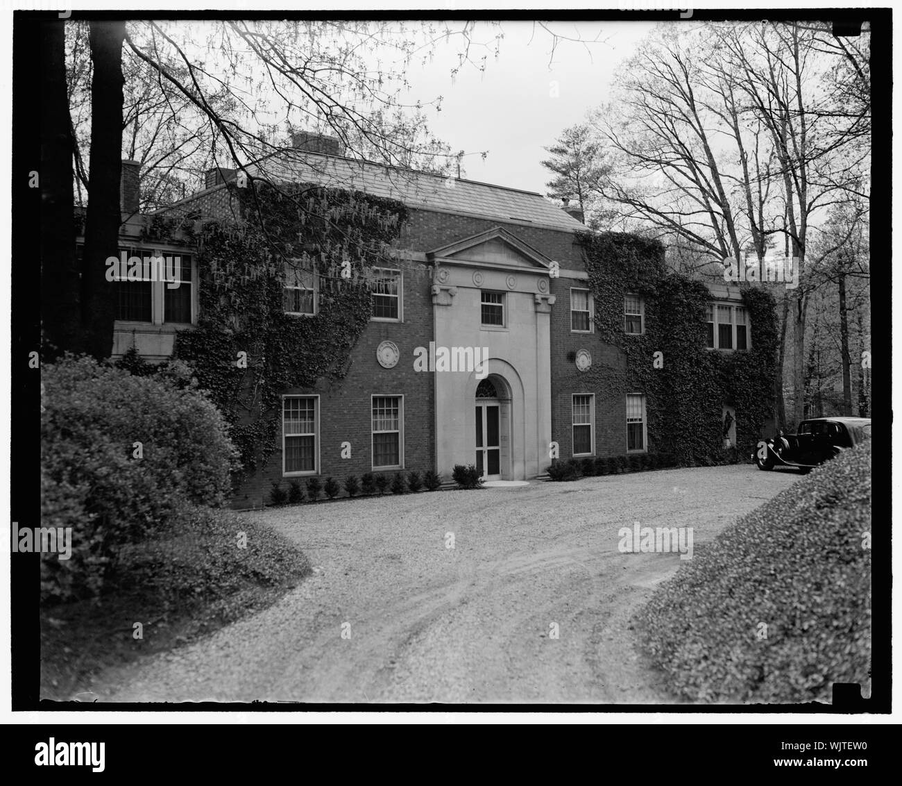 House of Amb. Joseph Grew, 2840 Woodlawn Drive Stock Photo