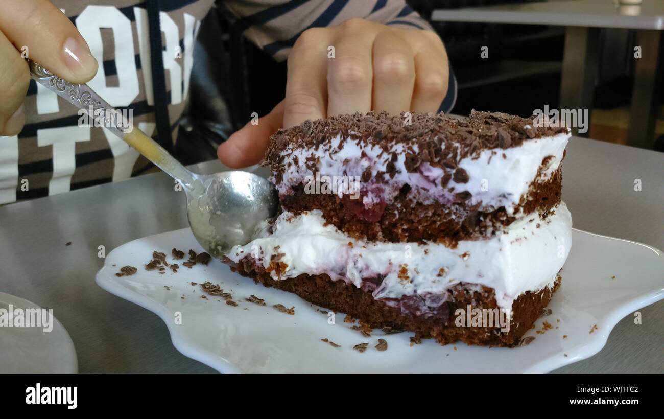 Page 3 Person Holding Plate Chocolate Cake High Resolution Stock Photography And Images Alamy