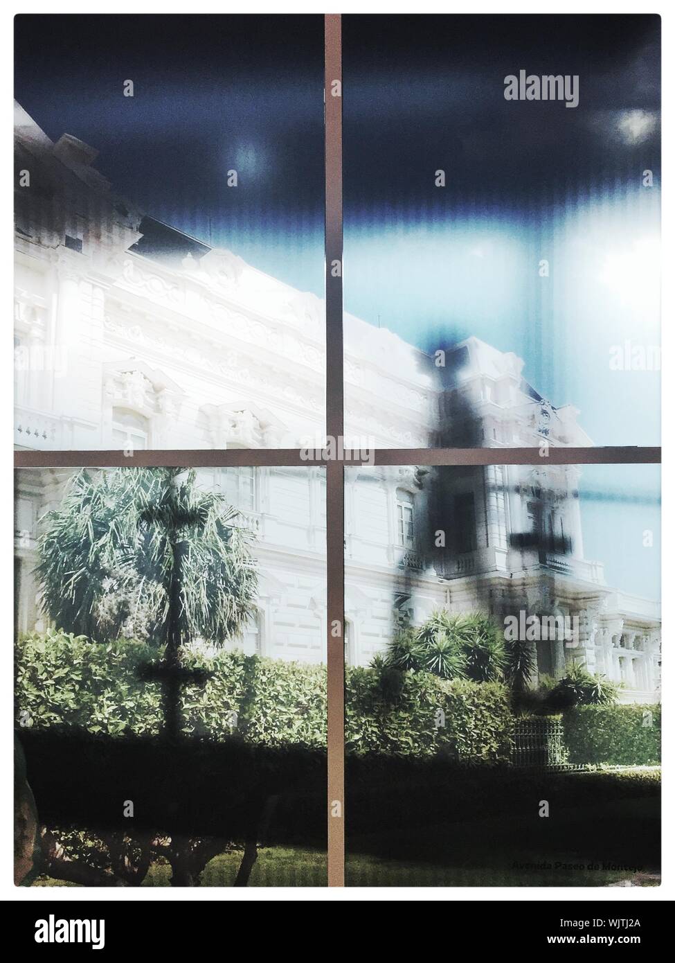 Shadow people glass window window Cut Out Stock Images & Pictures - Alamy
