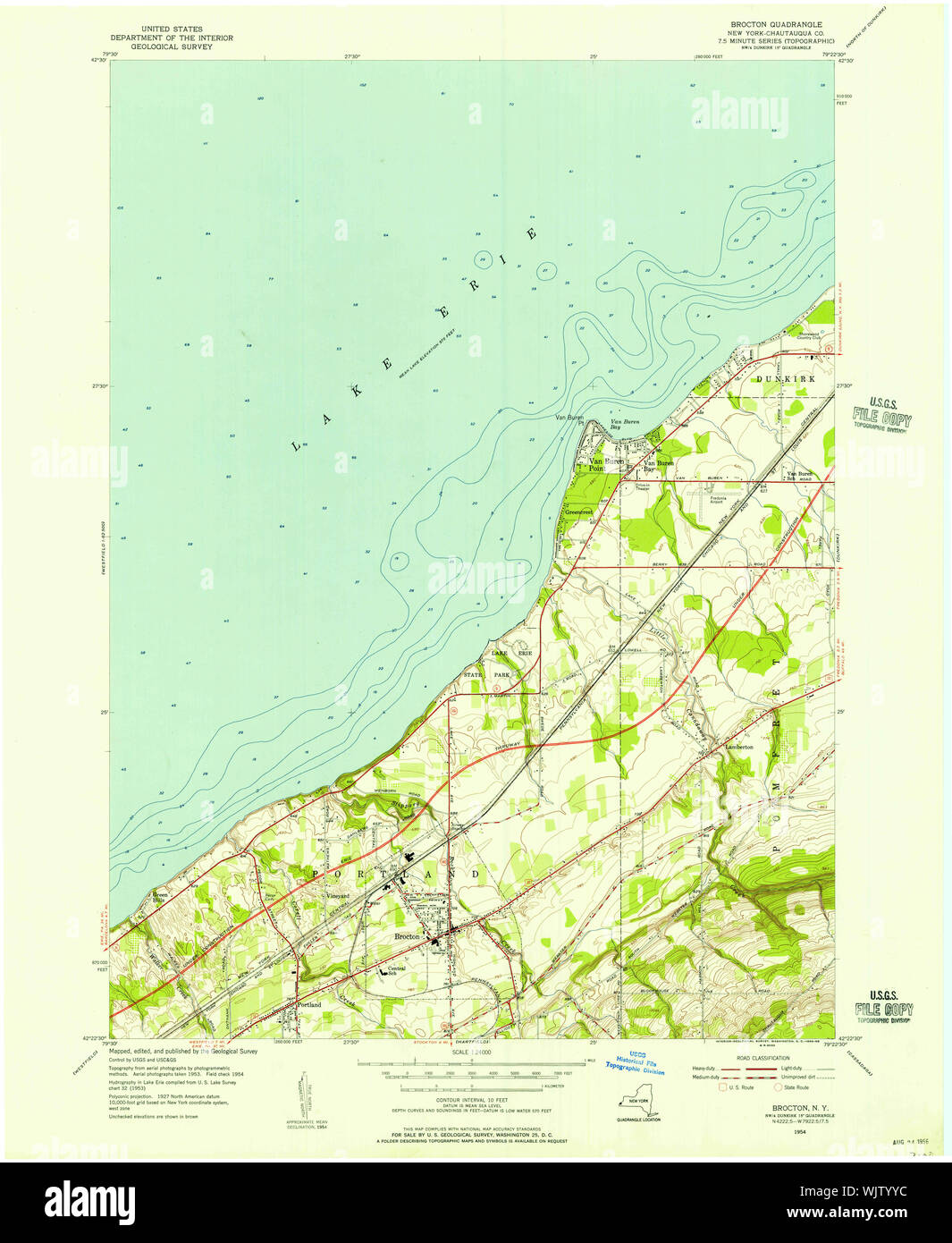 Map of brocton hires stock photography and images Alamy