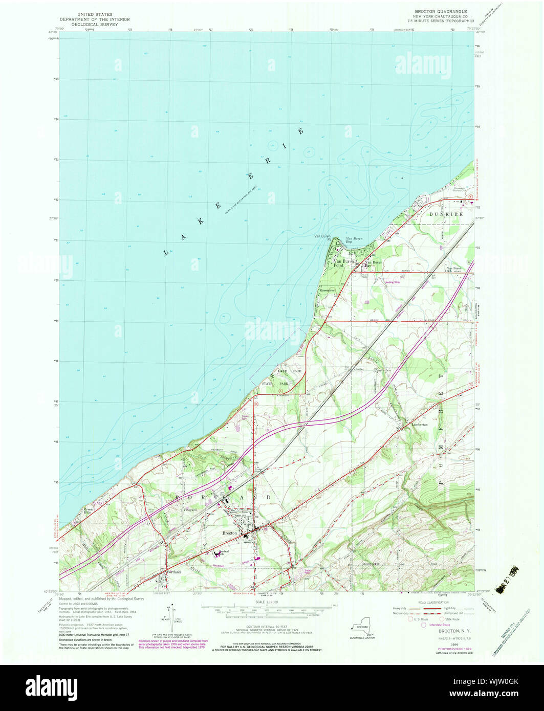 Map of brocton hires stock photography and images Alamy