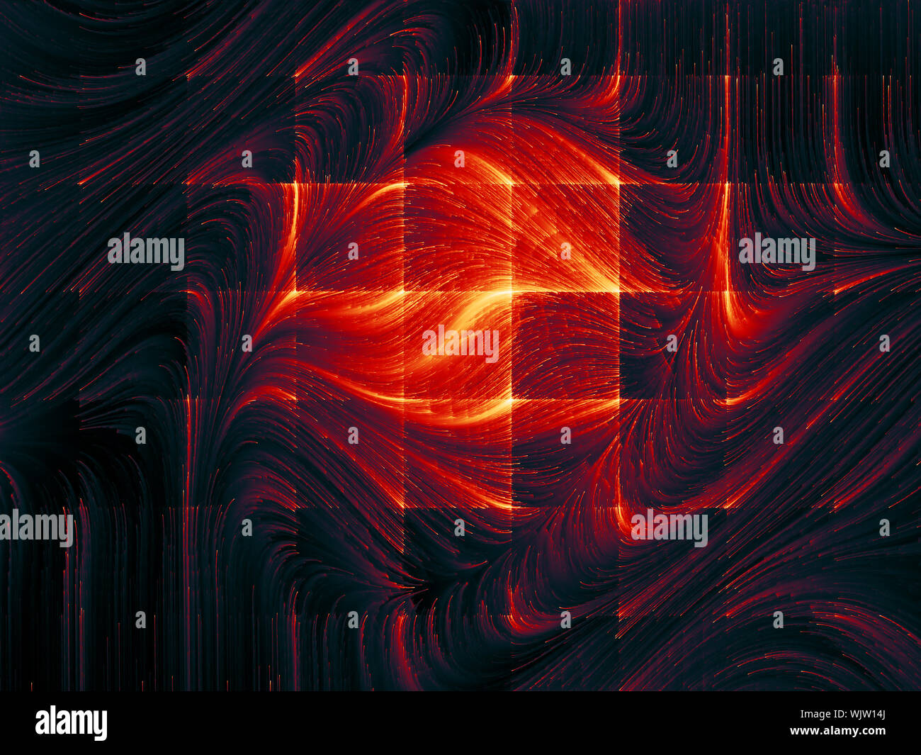 Dynamic Background series. Backdrop composed of fractal motion textures ...