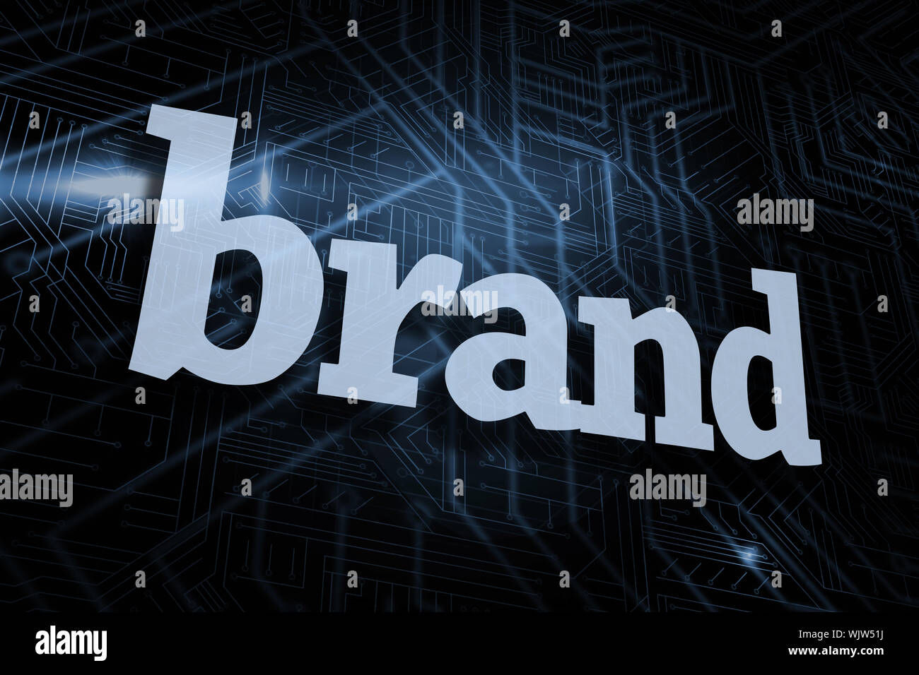 Futuristic circuit branding hi-res stock photography and images - Alamy