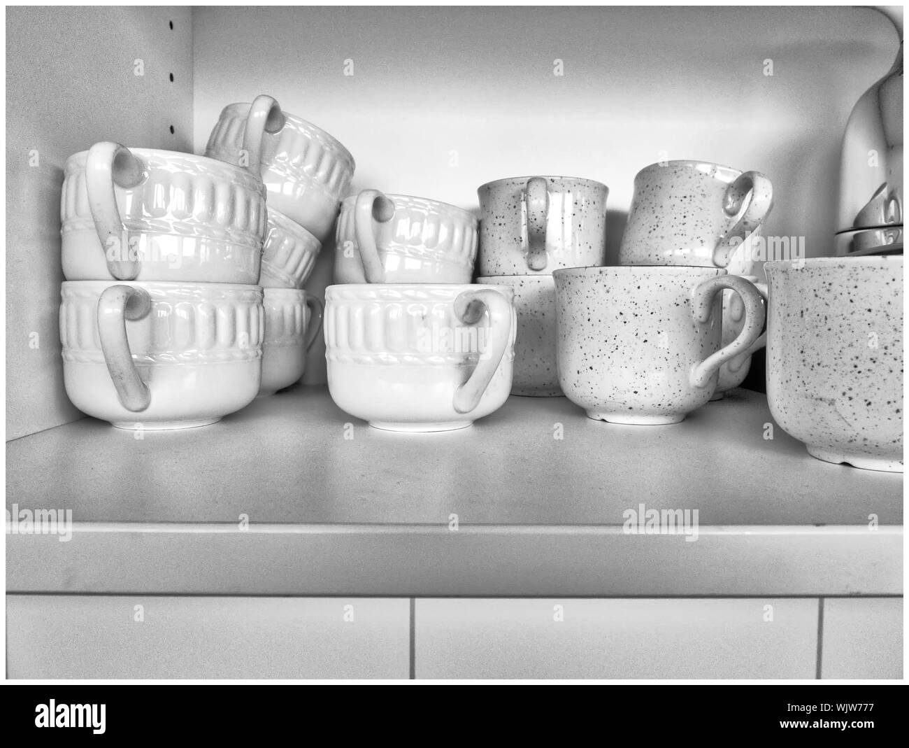 Cups Production Black and White Stock Photos & Images Alamy