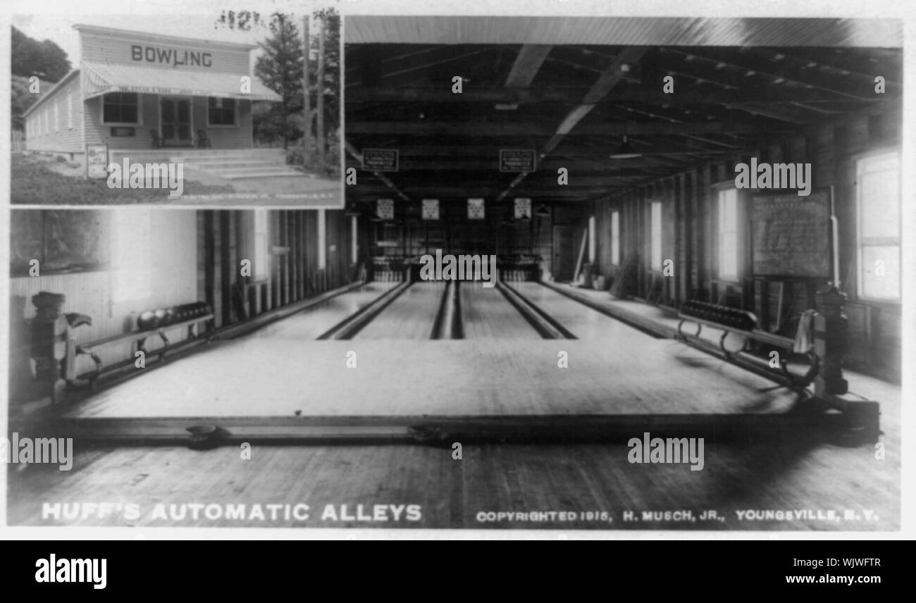 Huff's automatic alleys Stock Photo Alamy