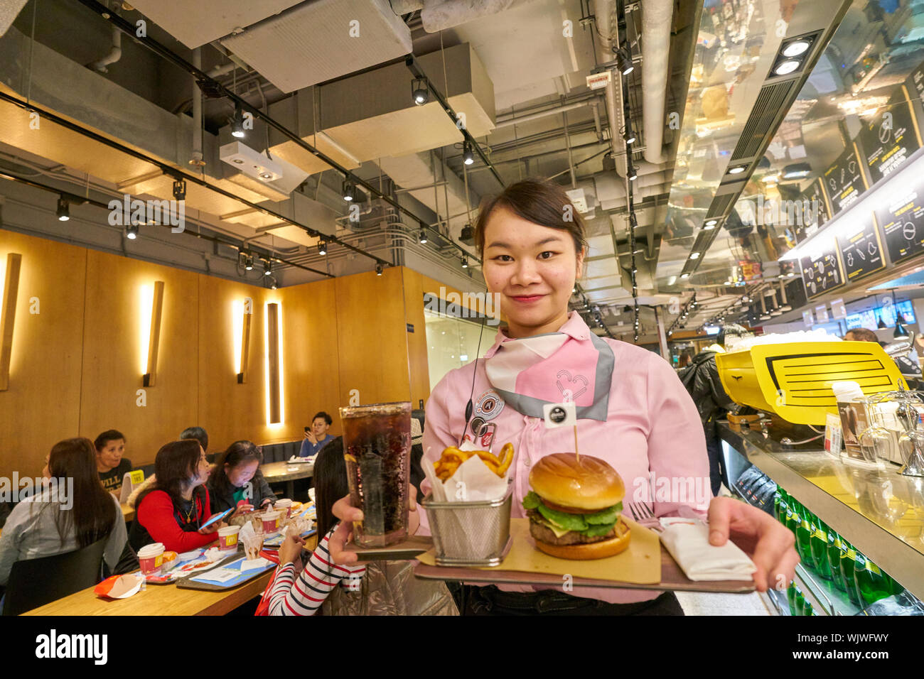 Mcdonalds service staff hi-res stock photography and images - Alamy