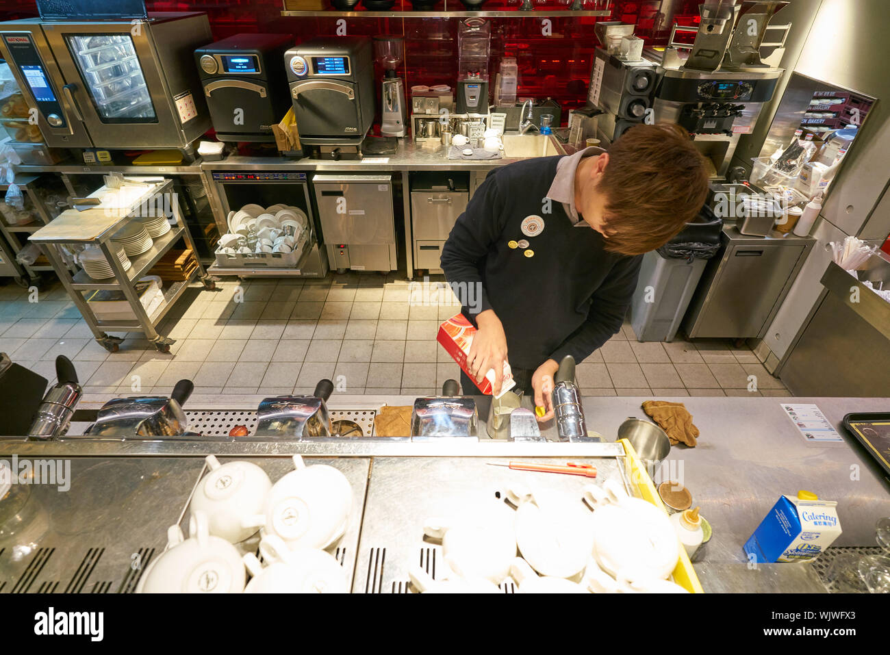 Mccafe Worker Mcdonalds worker 2019 hi-res stock photography and images - Alamy