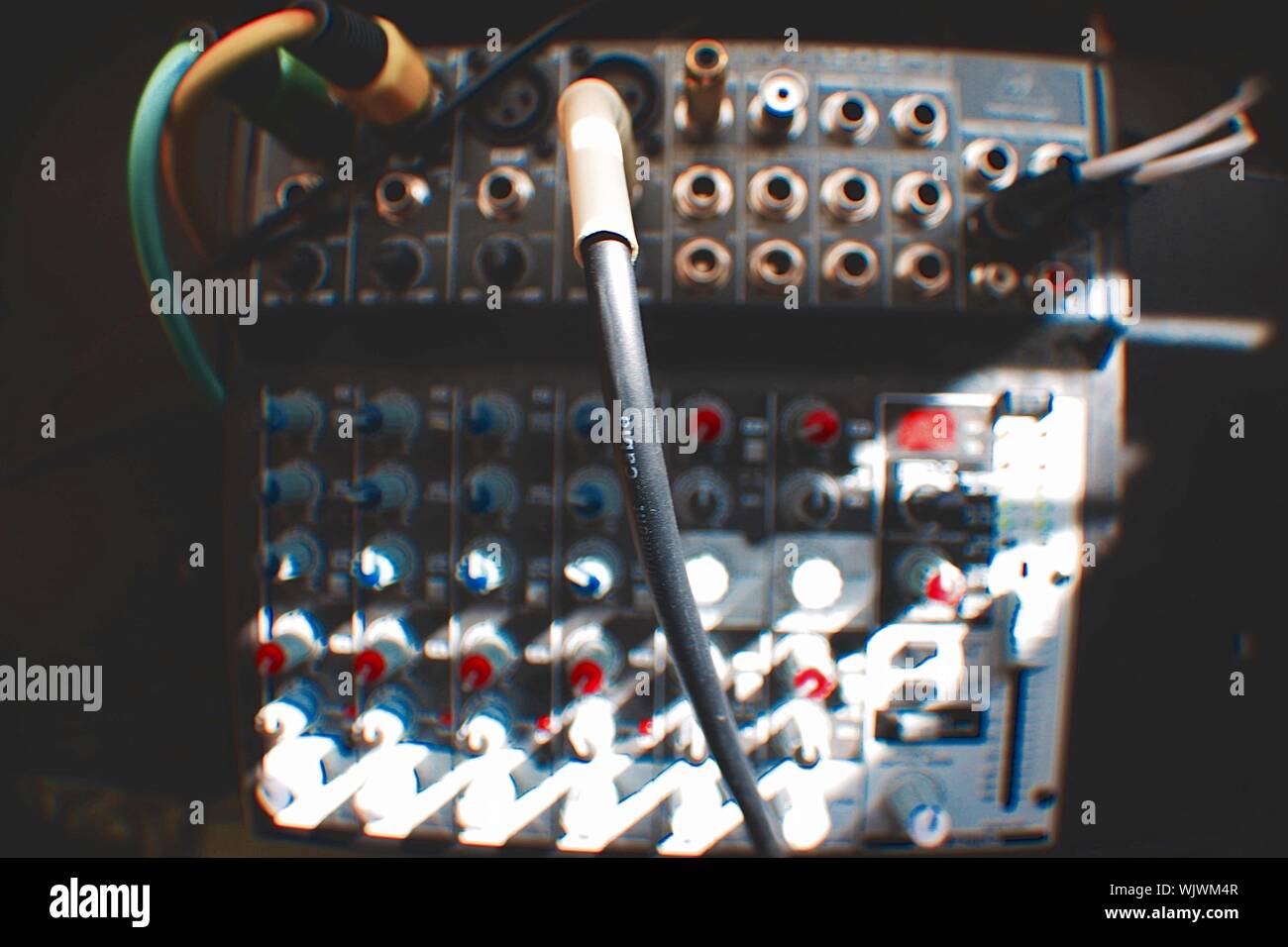 Connectors On Control Panel Board Stock Photo Alamy