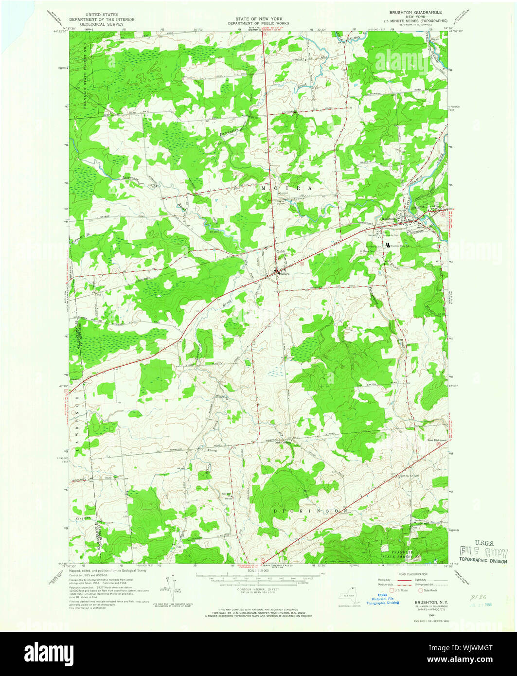 New York NY Brushton 123032 1964 24000 Restoration Stock Photo Alamy