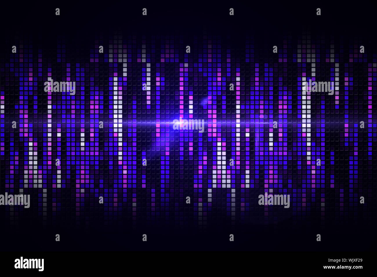 Cool pixel background in purple Stock Photo