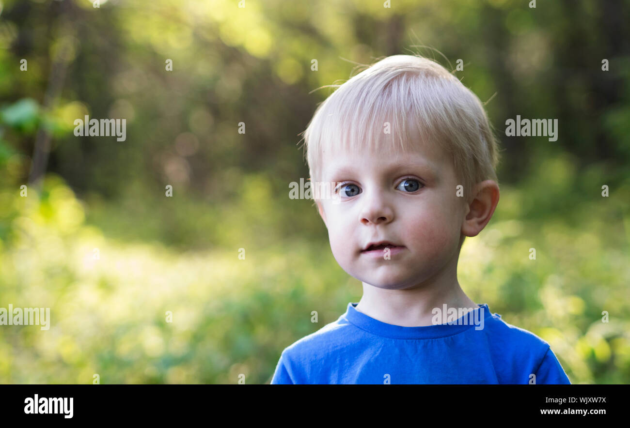 Boy blond hair hi-res stock photography and images - Alamy