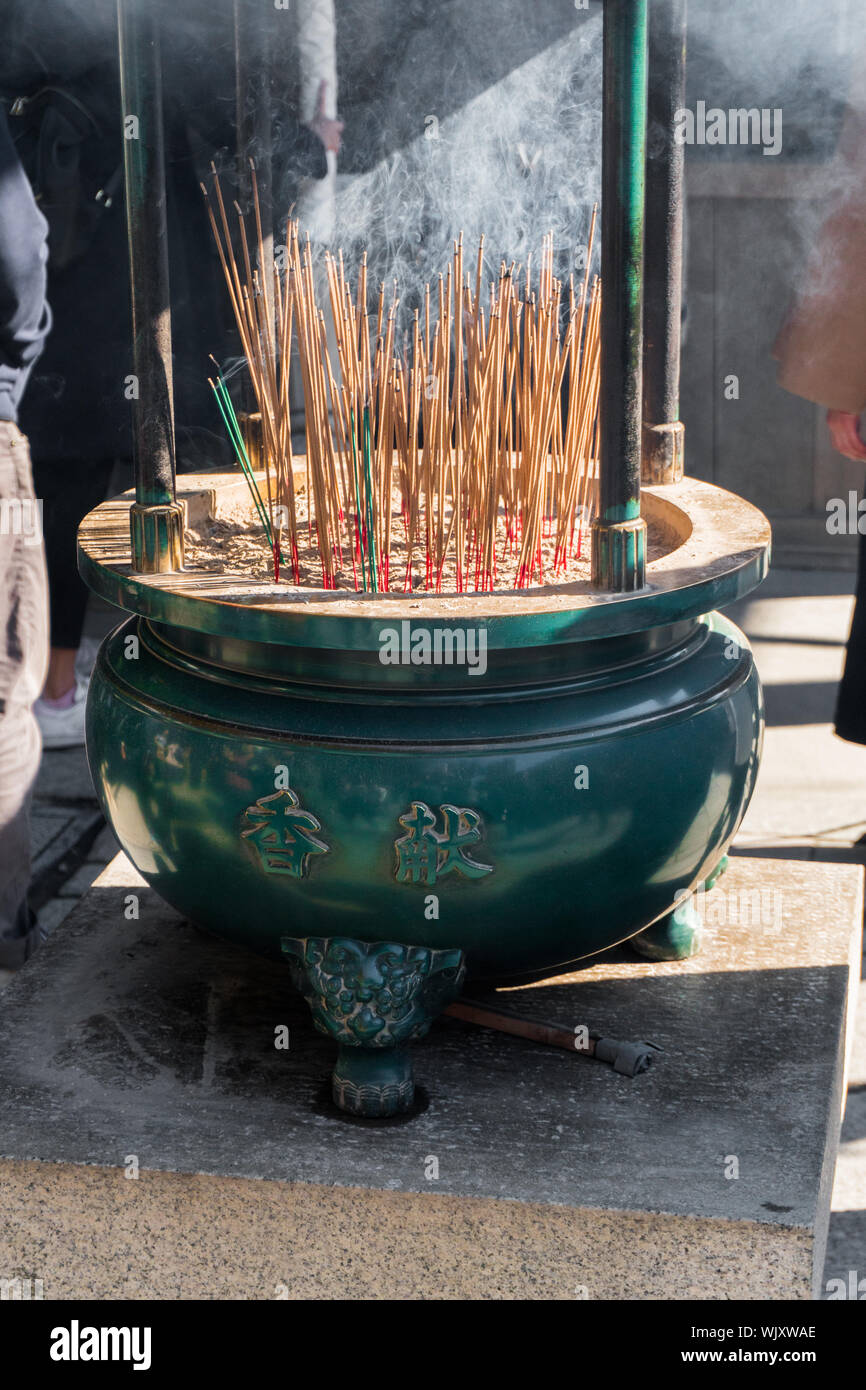 Japanese Incense Temple High Resolution Stock Photography and Images ...