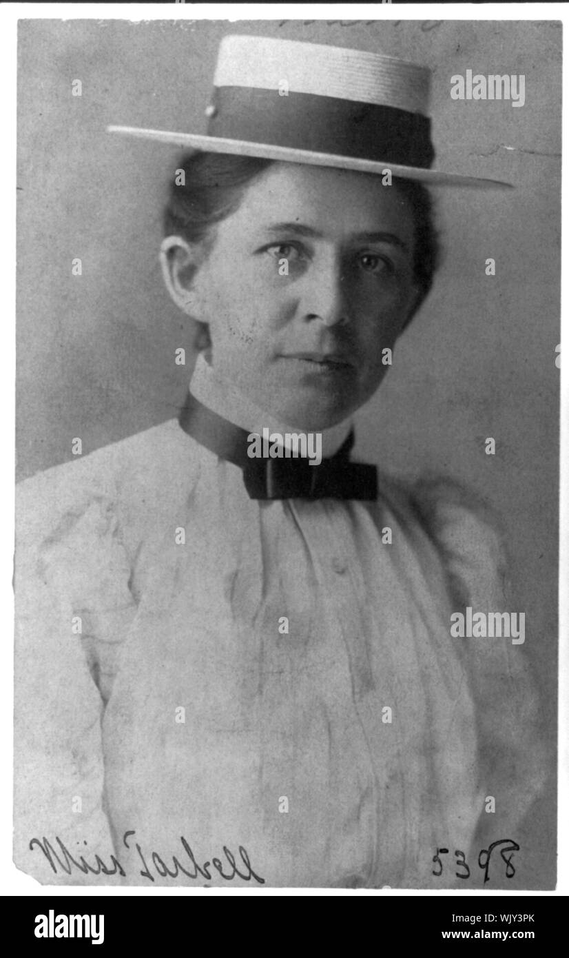 Ida Minerva Tarbell, 1857-1944 Stock Photo