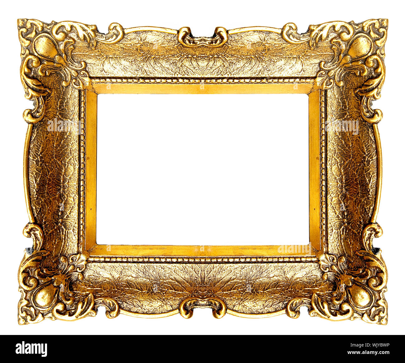 Old Gold Picture Frame Stock Photo Alamy