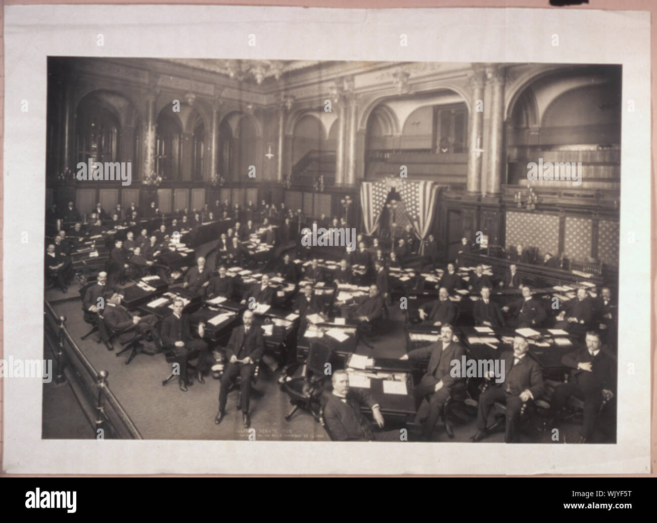 Illinois Senate, 1905 Stock Photo Alamy