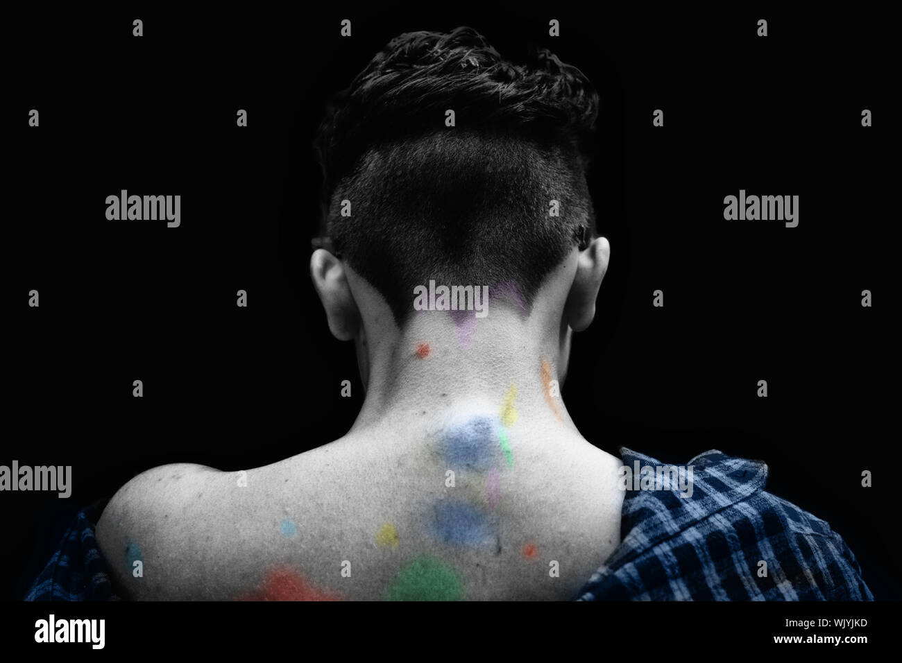 Black man back hi-res stock photography and images - Alamy