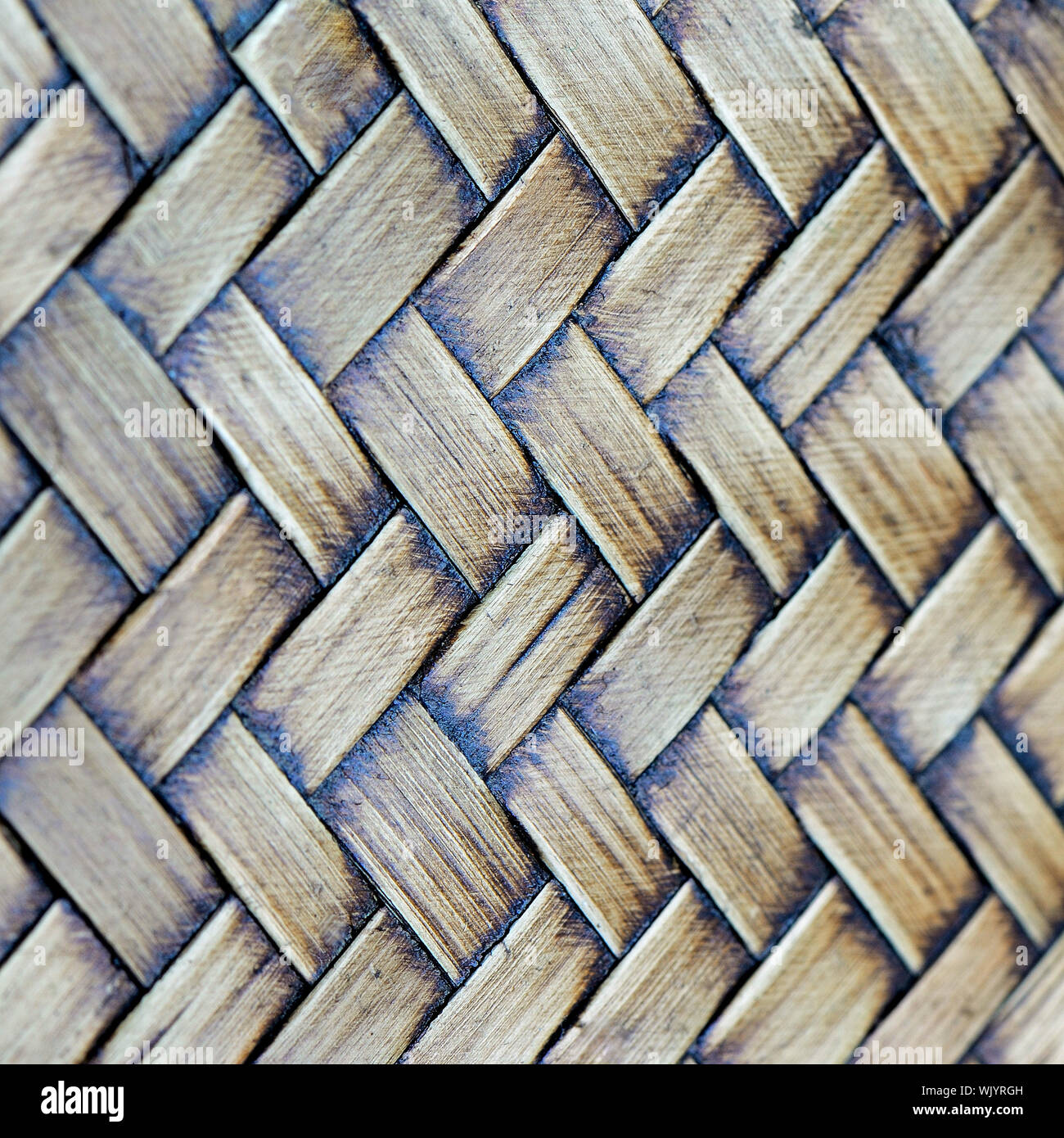 Wicker bamboo seamless pattern abstract Stock Photo - Alamy