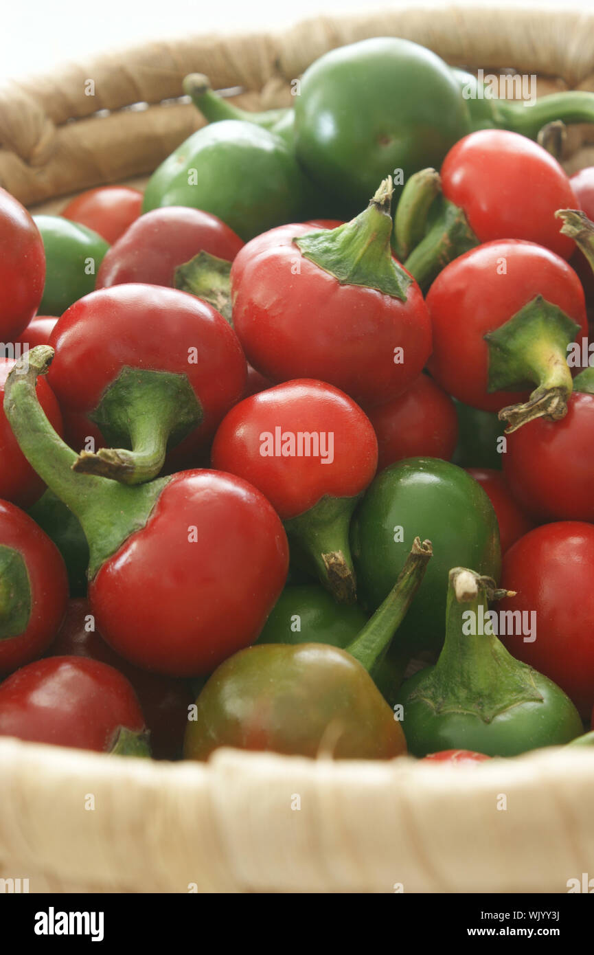 organic cherry paprika is a very hot spice Stock Photo Alamy