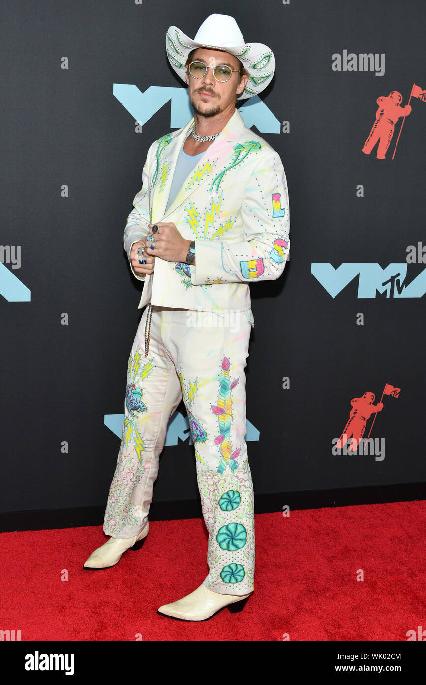 Diplo attends the 2019 MTV Video Music Awards at Prudential Center on August 26, 2019 in Newark, New Jersey. Stock Photo