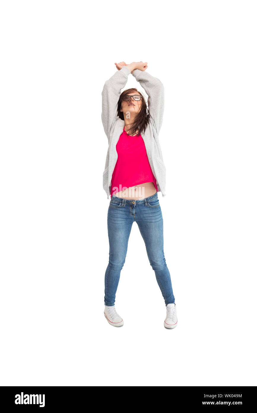 Young pretty fashion woman Cut Out Stock Images Pictures Alamy