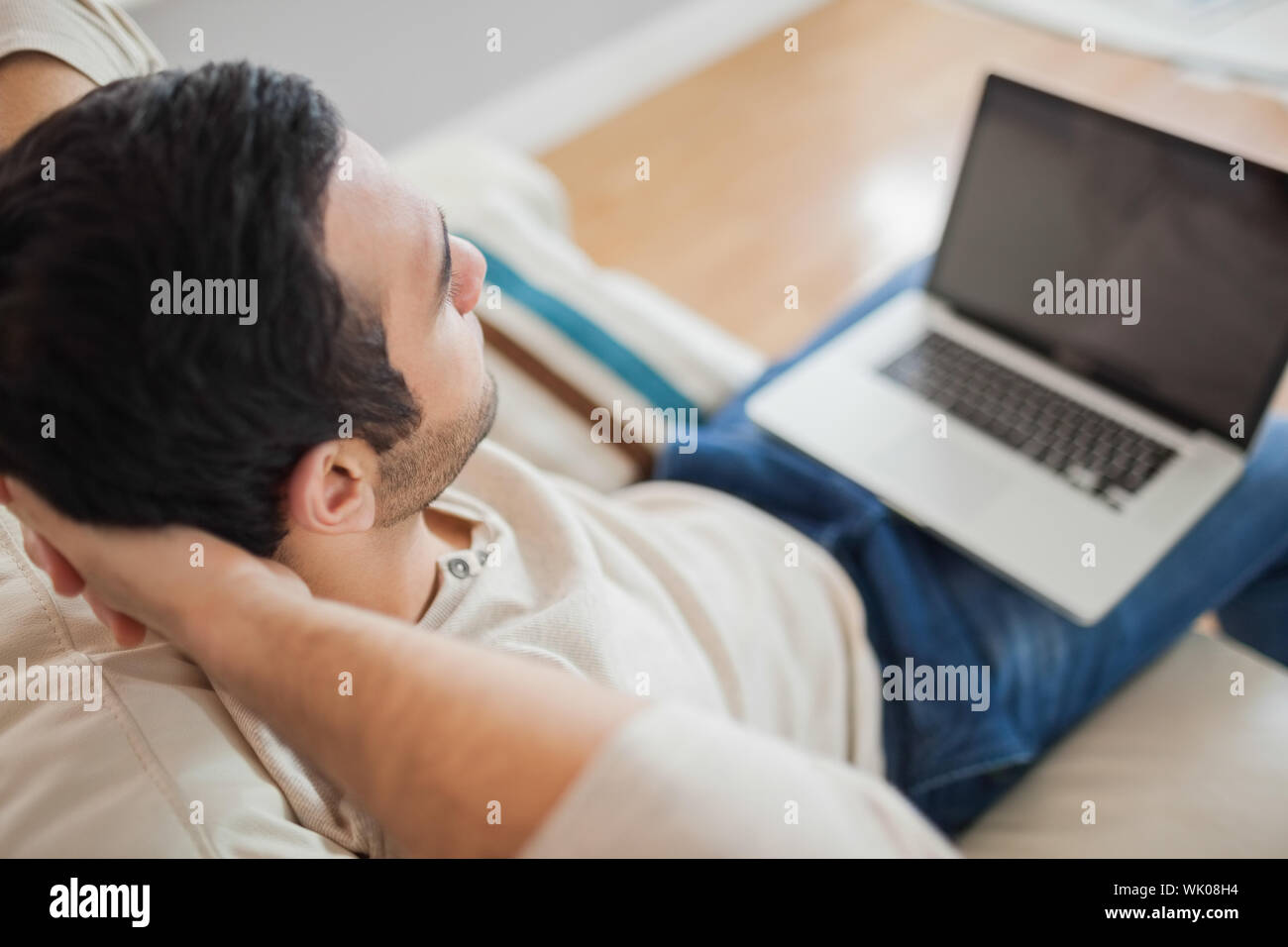 Relaxed young man hi-res stock photography and images - Alamy