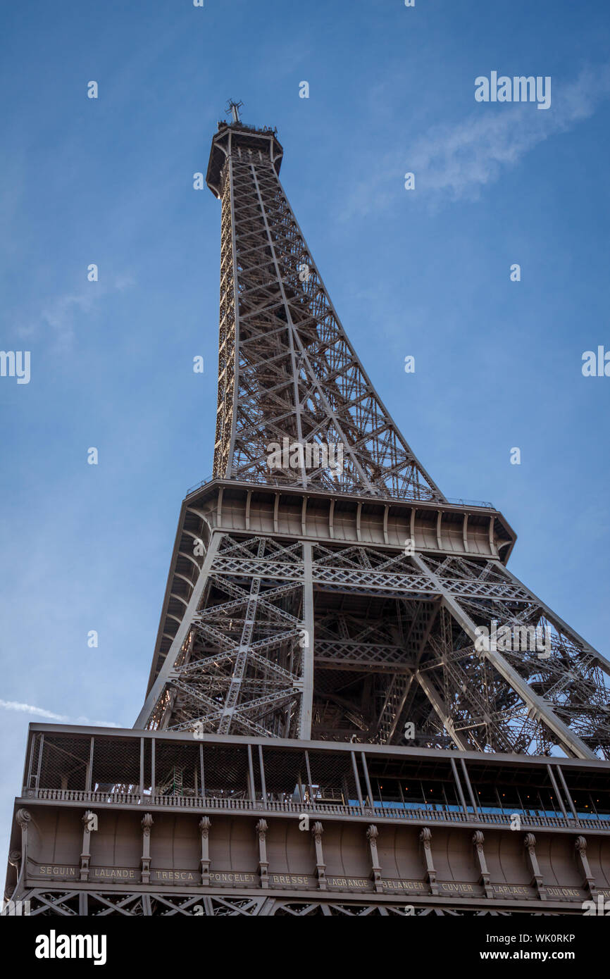Eiffel Tower in Paris Stock Photo