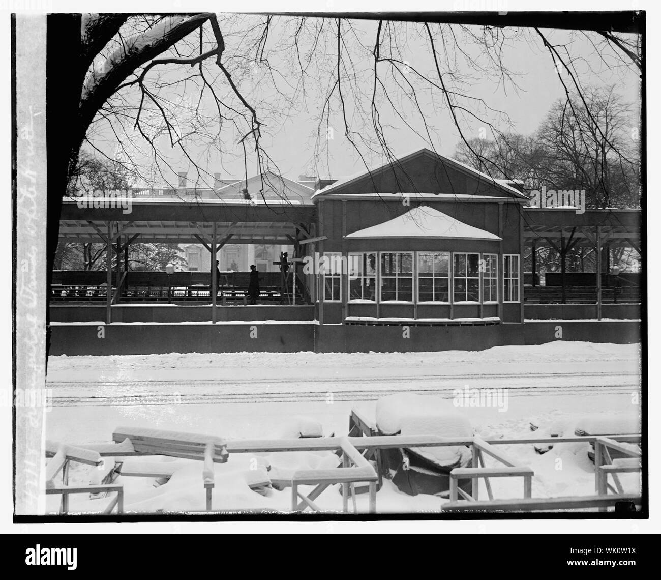 Inaugural stands, White House, 2/21/29 Stock Photo - Alamy