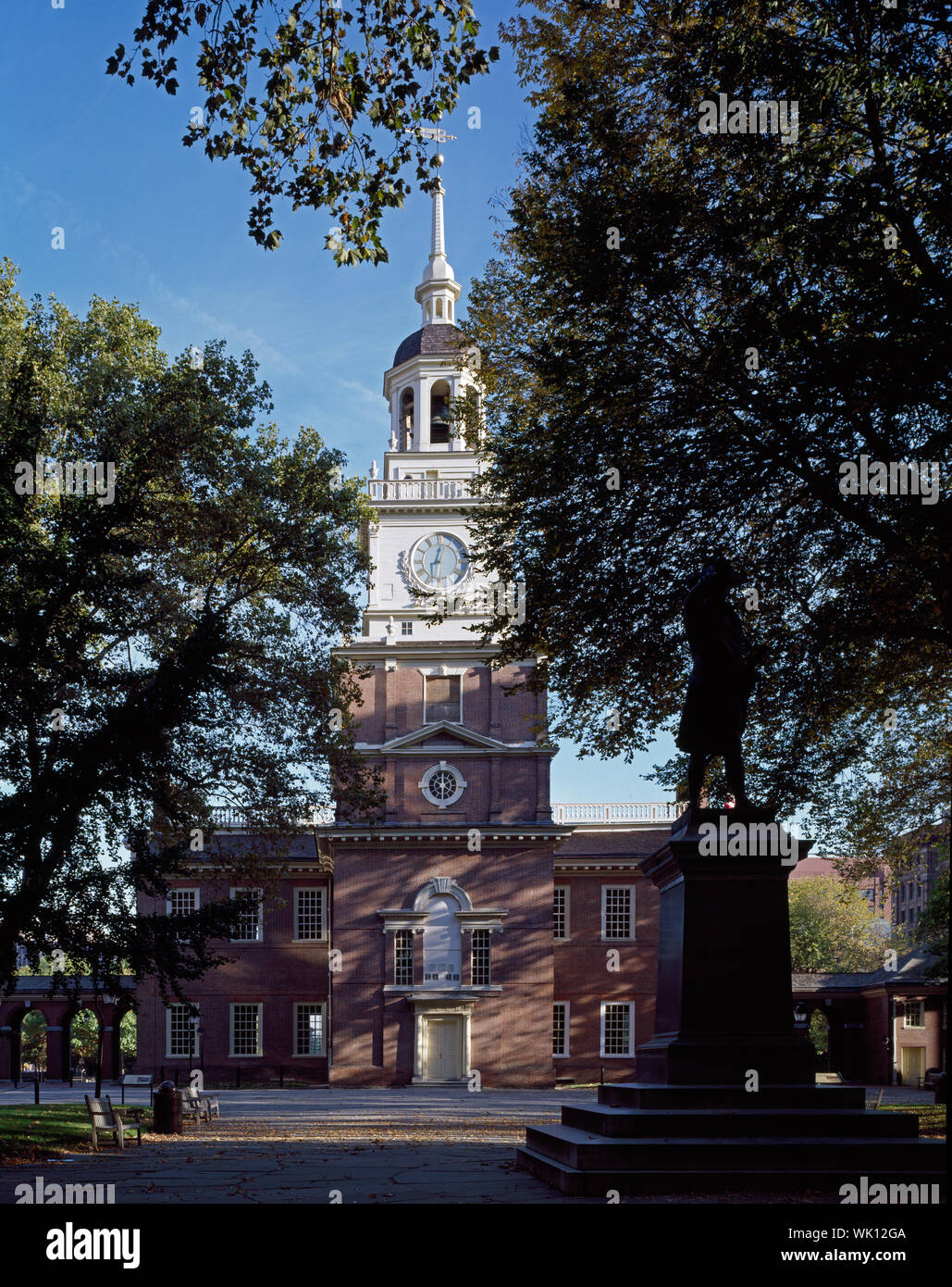 Independence Hall, the Pennsylvania Colony statehouse, where the Declaration of Independence was