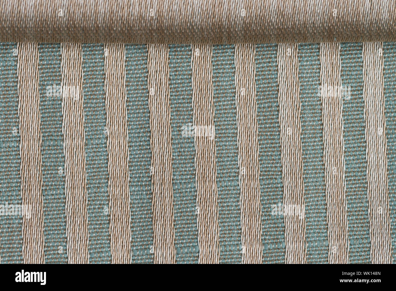 Closeup detail of green fabric texture background Stock Photo - Alamy
