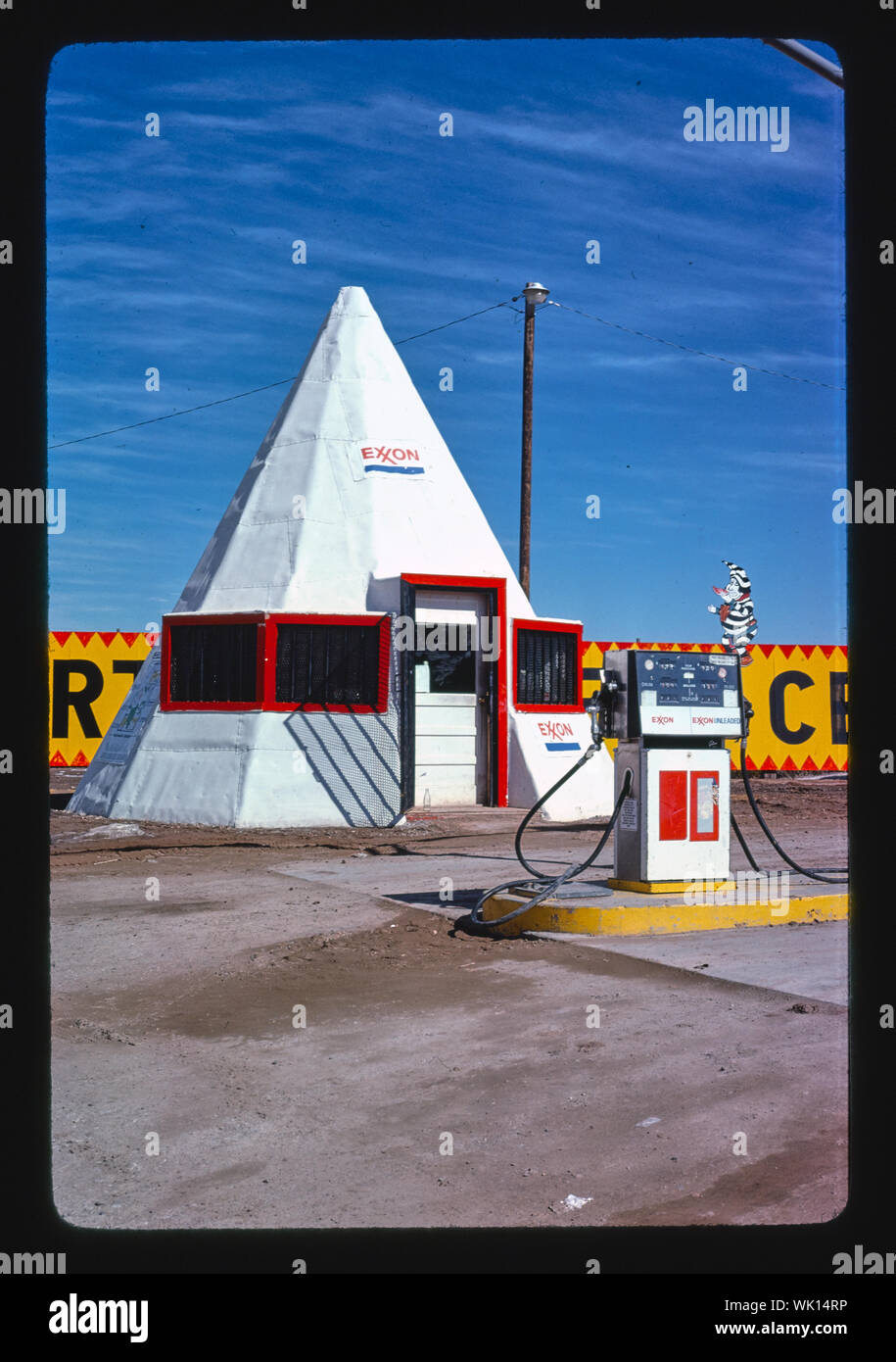 Indian City Exxon, Allentown, Arizona Stock Photo