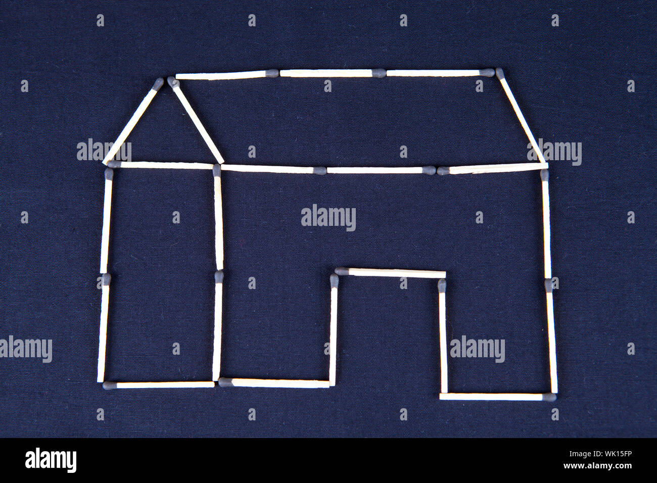 Matchstick model house hires stock photography and images Alamy