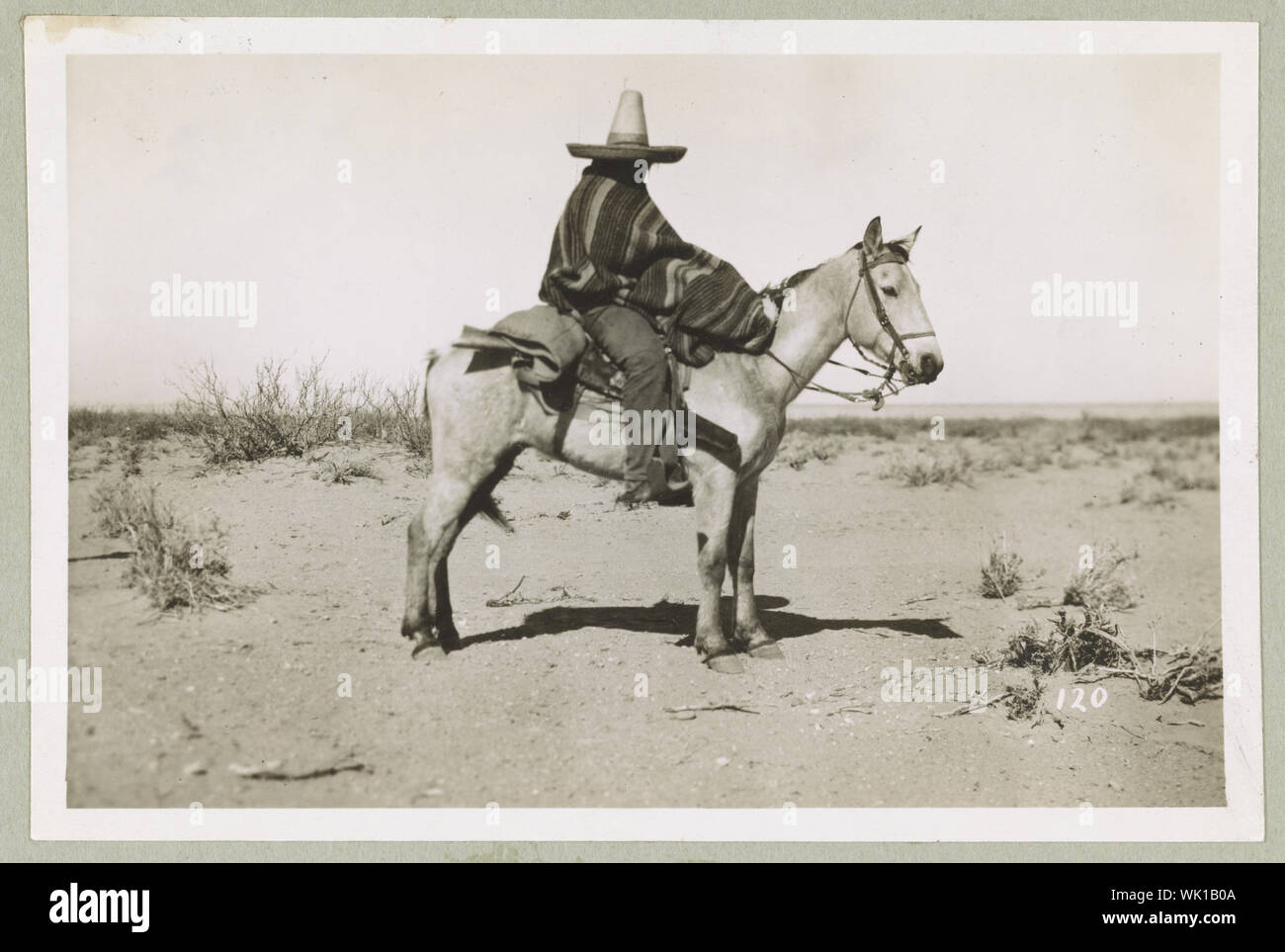 Indian scout - Mexican war Stock Photo