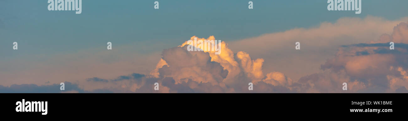 blue sky with clouds closeup, natural landscape Stock Photo - Alamy