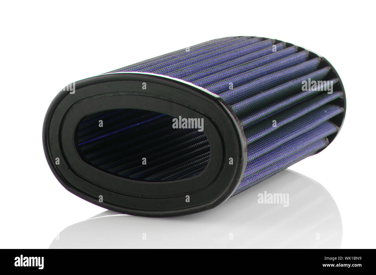 Air filter on white background. Vehicle Modification Accessories Stock