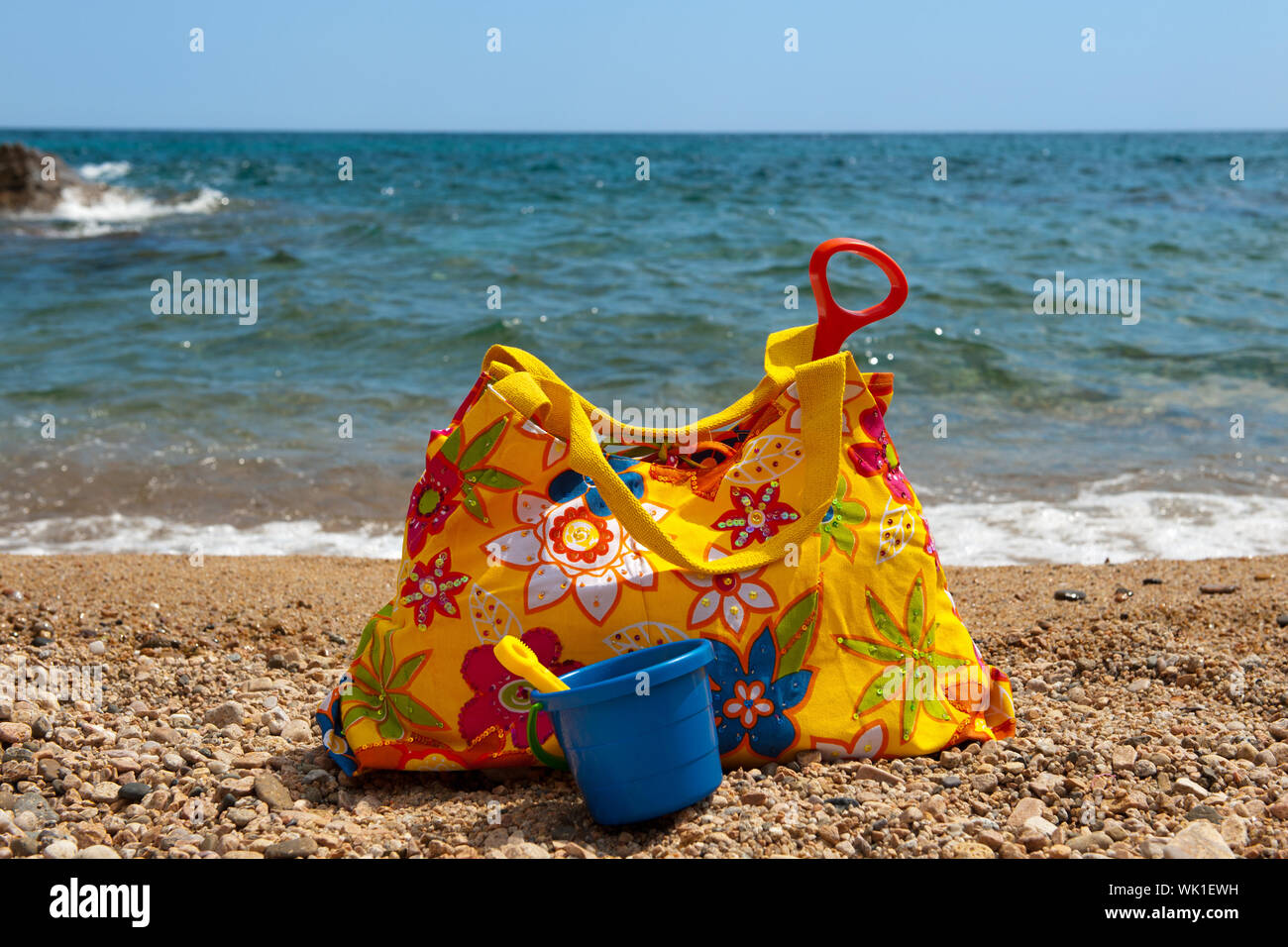 plastic beach bag for toys
