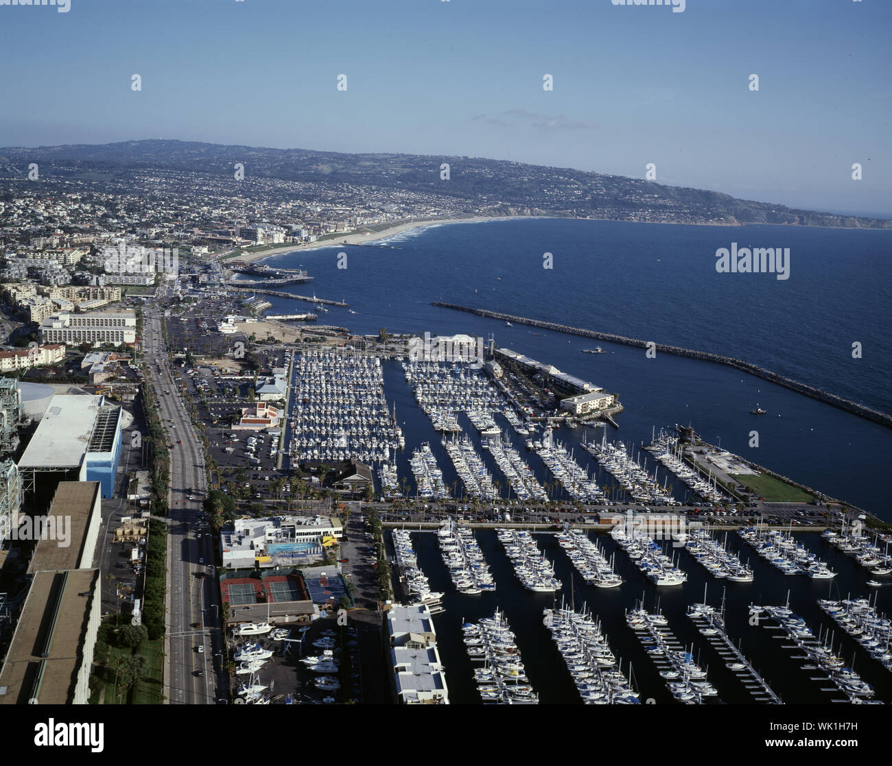 Industrial Area On The Pacific Coast Near Los Angeles California Stock Photo Alamy