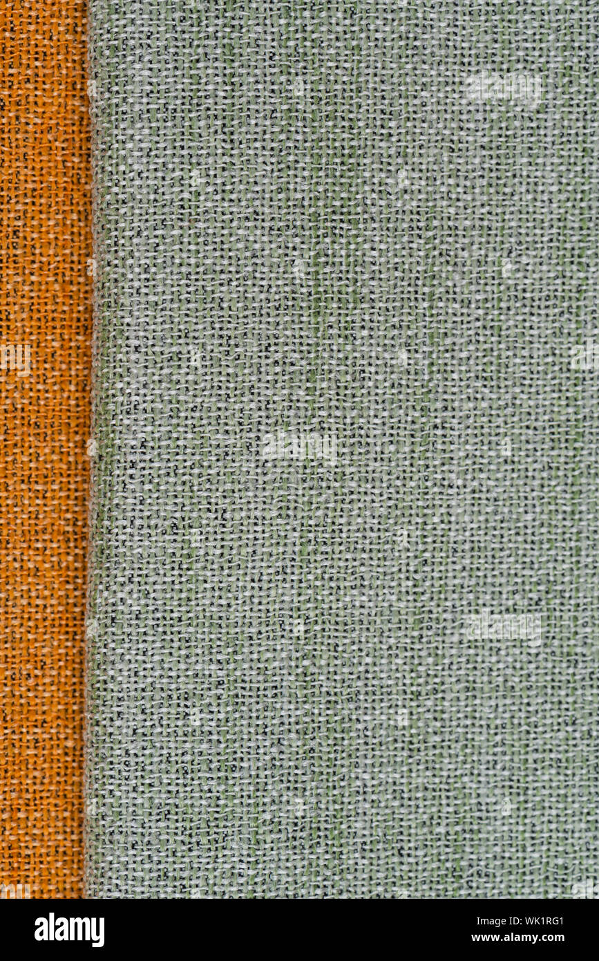 Closeup detail of green fabric texture background Stock Photo - Alamy