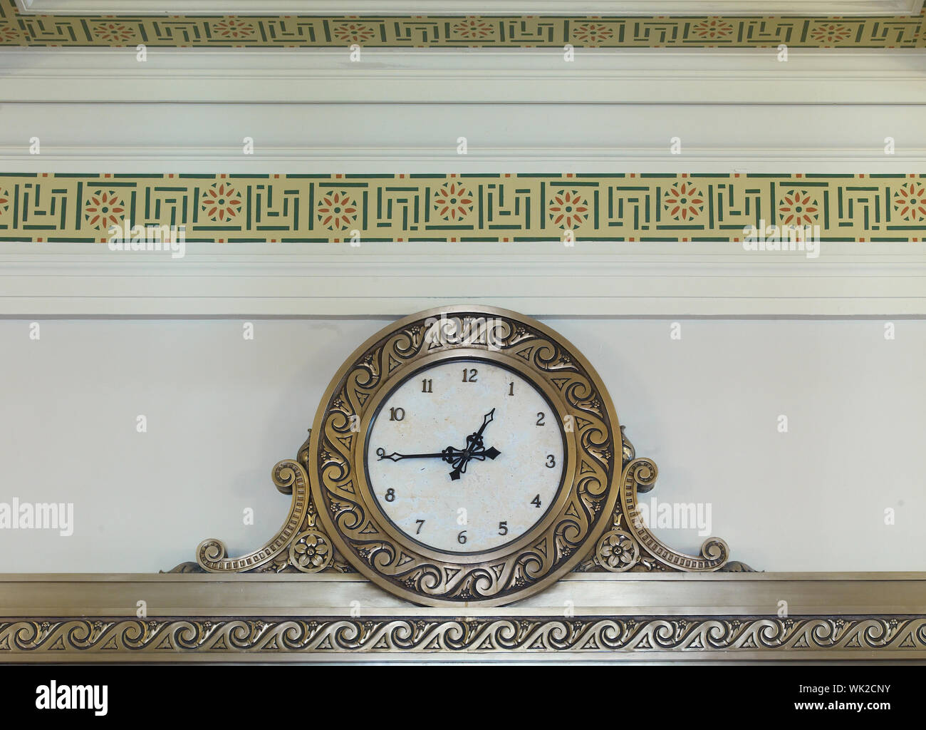 Interior clock, Robert J. Nealon Federal Building and U.S. Courthouse