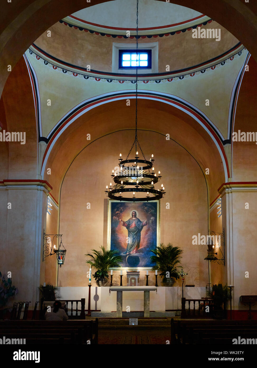 Interior detail of Mission Nuestra Senora de la Purisima Concepcion de