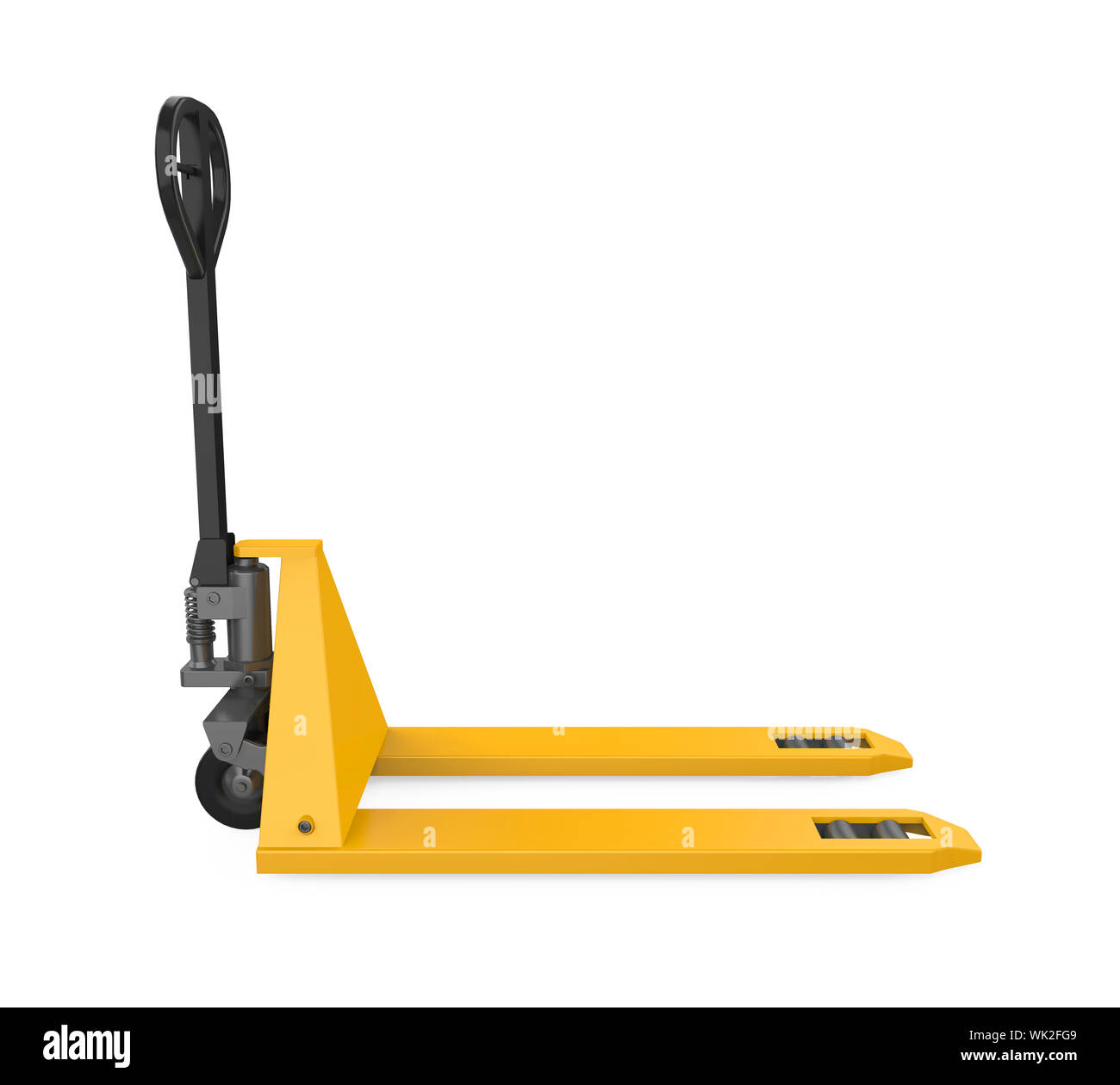 Pallet Truck Isolated Stock Photo Alamy