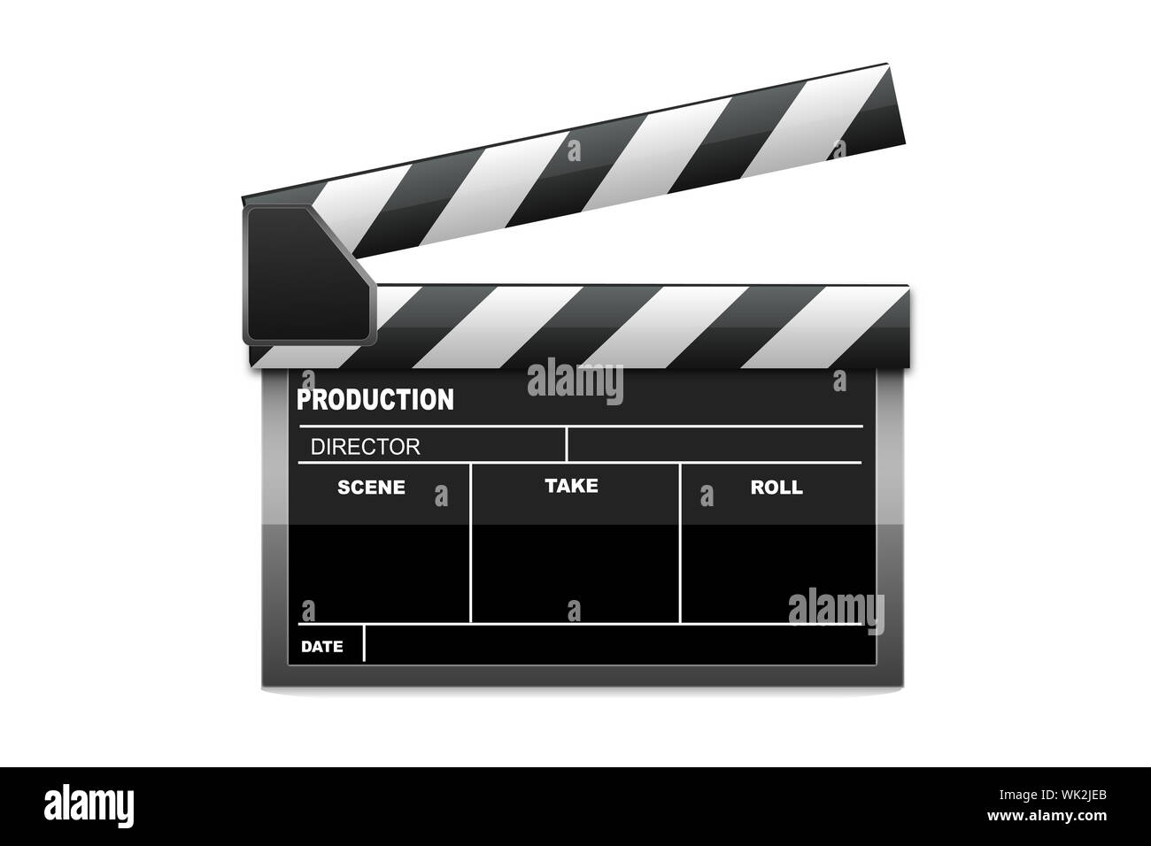 Vector clapper board hires stock photography and images Alamy