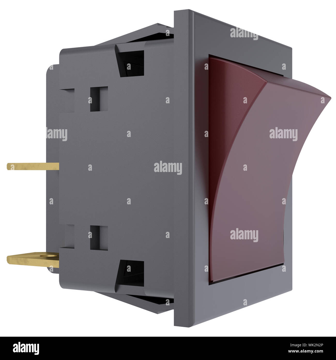 3d button stop start red green push switch hi-res stock photography and ...