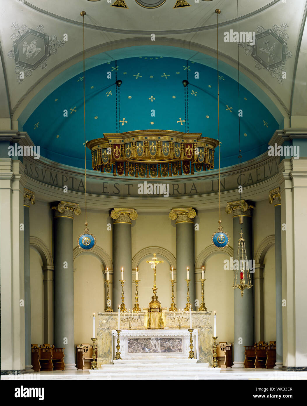 Interior of the Baltimore Basilica, Baltimore, Maryland Stock Photo Alamy
